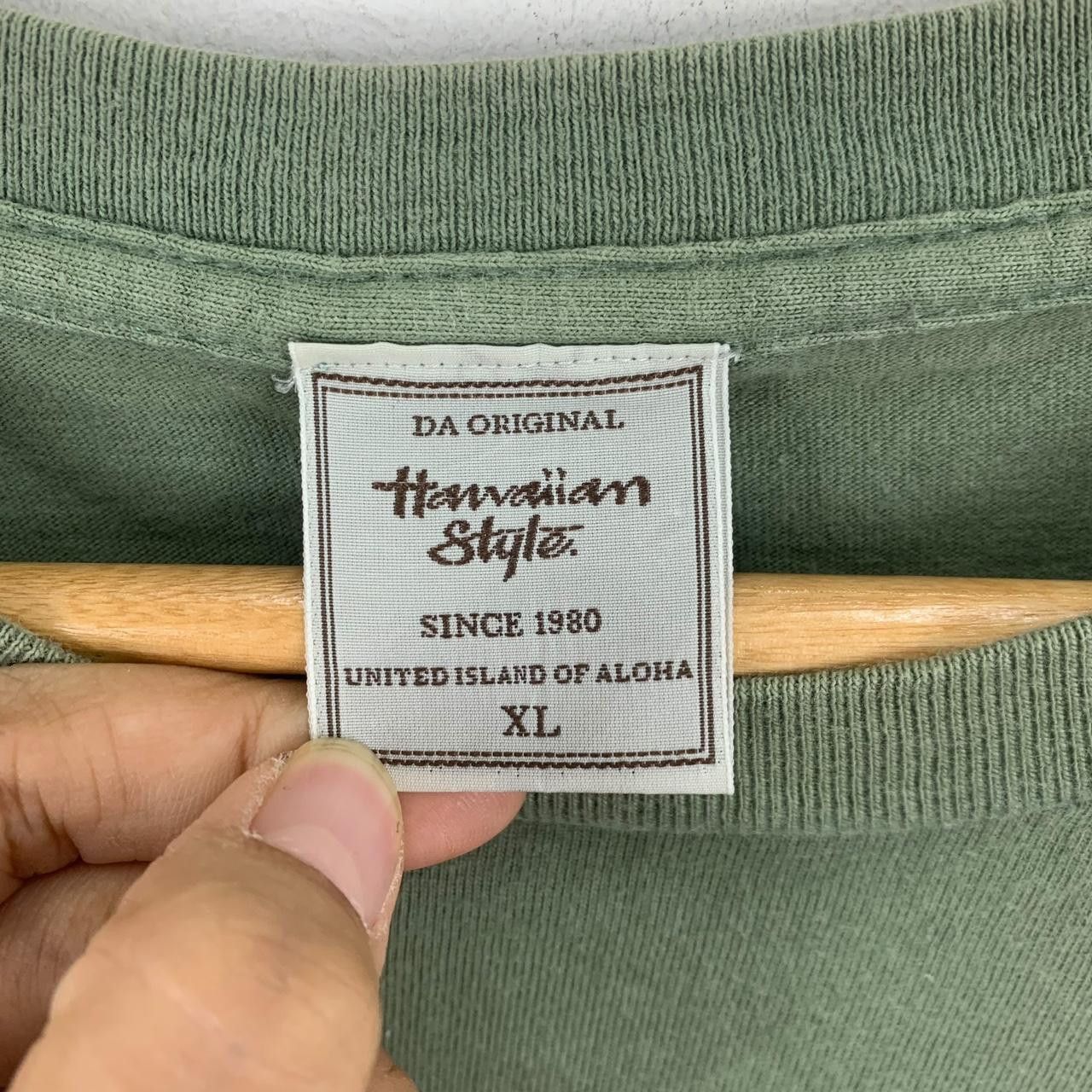 Vintage Vintage HAWAIIAN STYLE ALOHA United Island Tee Shirt Size US XL / EU 56 / 4 - 4 Thumbnail