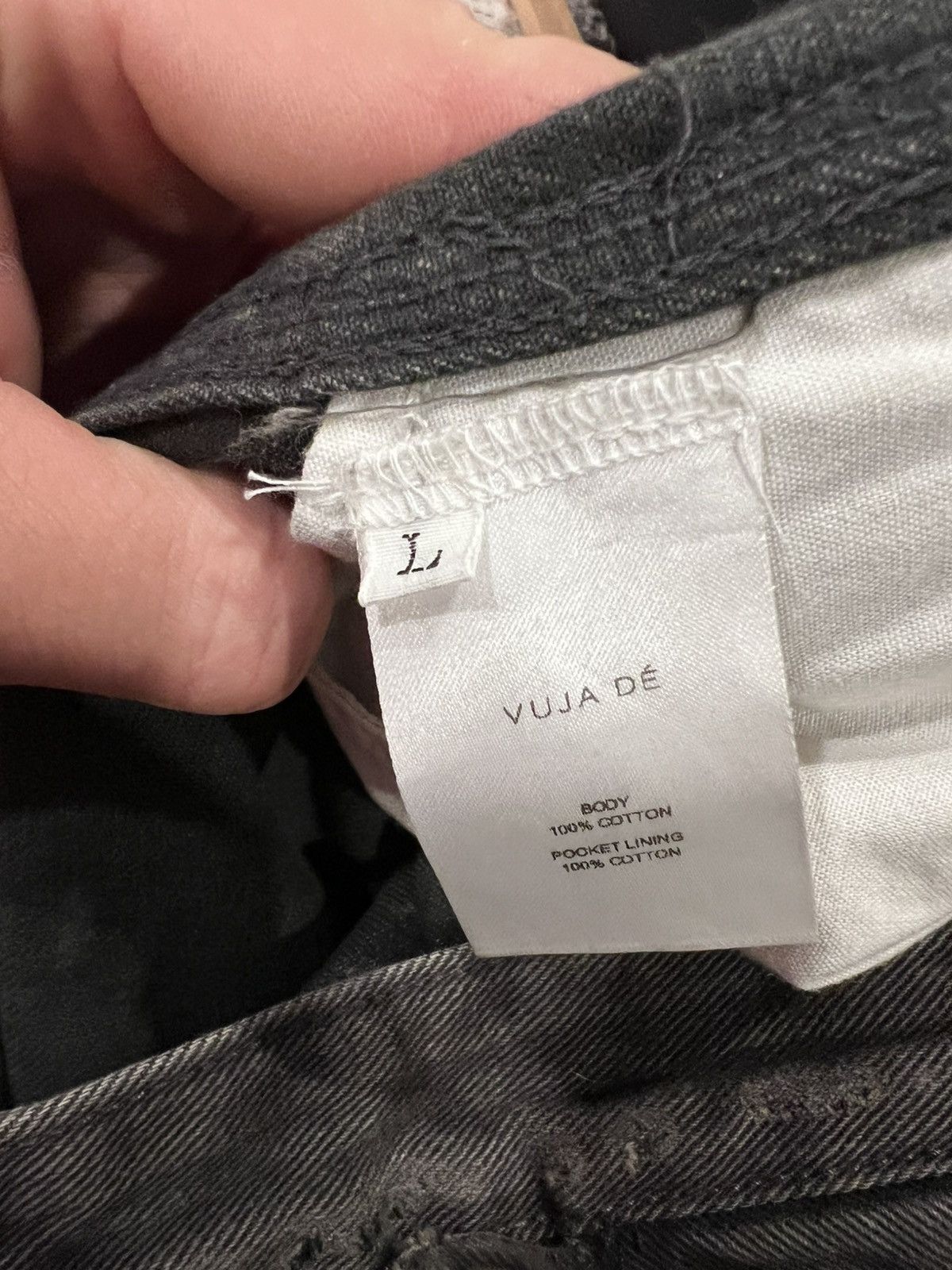 Vuja De Gunther Destroyed Double Knee Brushed cotton Size US 34 / EU 50 - 5 Thumbnail