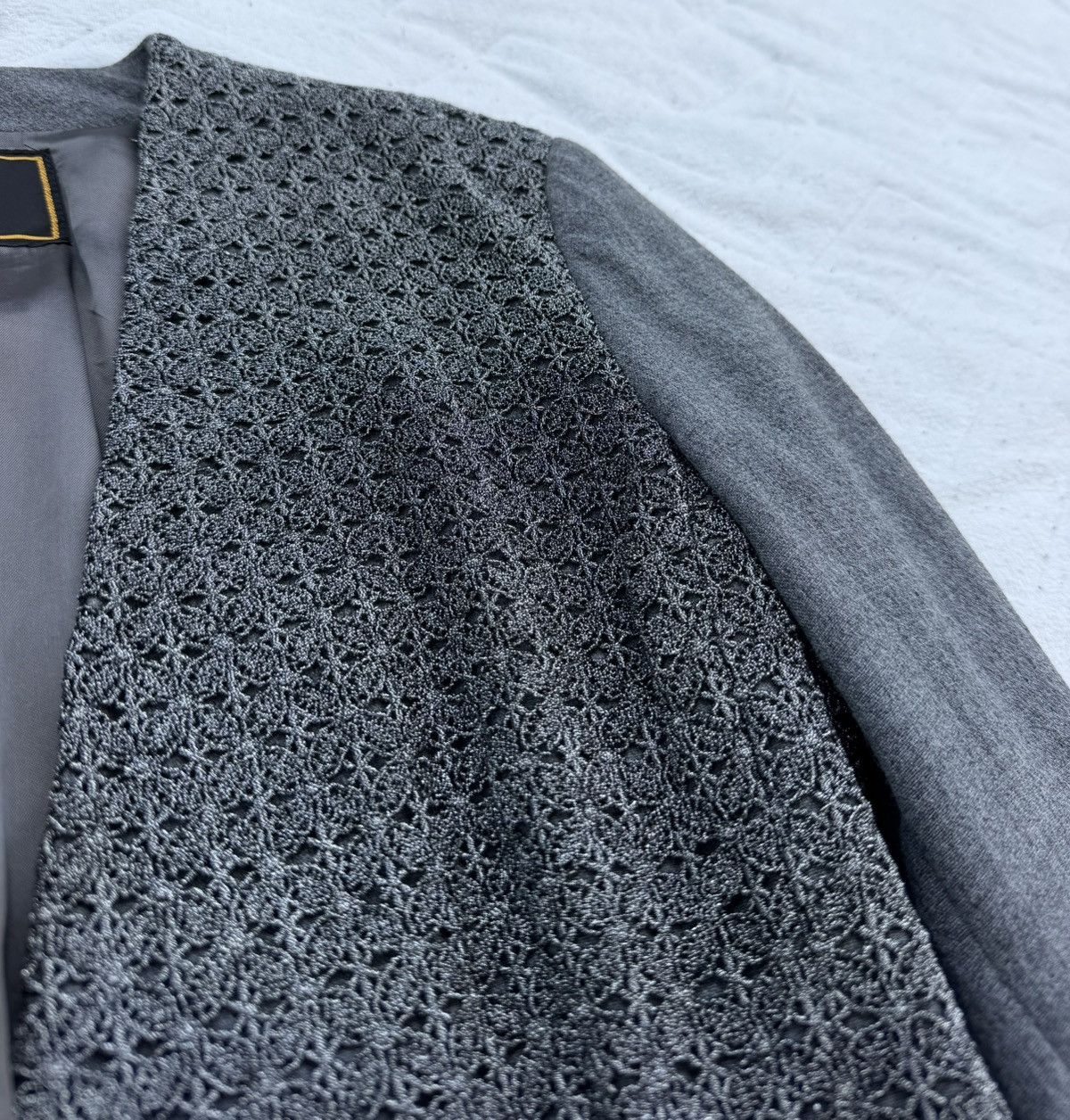 Fendi Luxury Vintage Fendi 365 Metallic Knit Blazer Made In Italy Size S / US 4 / IT 40 - 7 Thumbnail