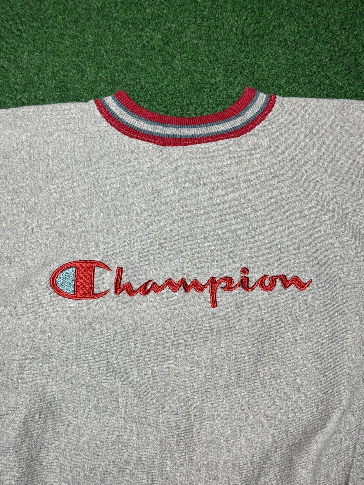Champion Vintage Champion Reverse Weave Spellout Small Sweatshirt Size S / US 4 / IT 40 - 2 Thumbnail