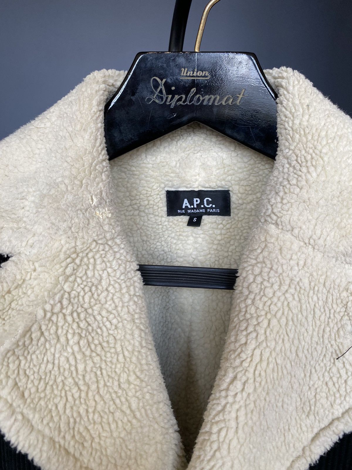 A.P.C. APC - Shearling Corduroy Jacket - 2012 Size US S / EU 44-46 / 1 - 5 Thumbnail