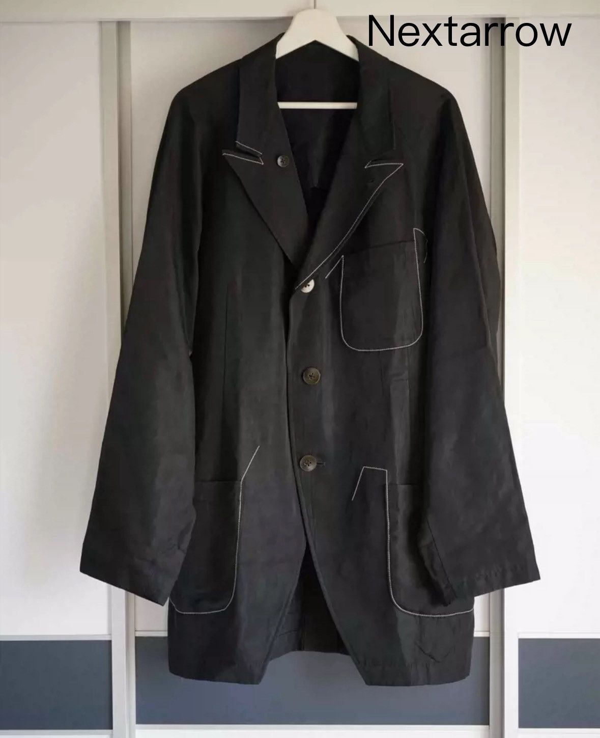 Yohji Yamamoto Yohji Yamamoto 05ss turtle shell open thread long suit Size US L / EU 52-54 / 3 - 1 Thumbnail