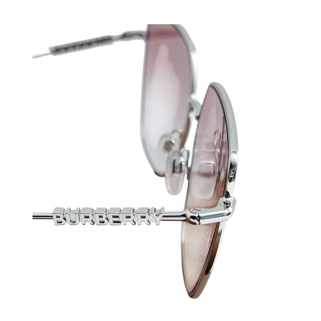Burberry Burberry BE3143 Alexis Metal Sunglasses in Silver Pink Size ONE SIZE - 3 Thumbnail
