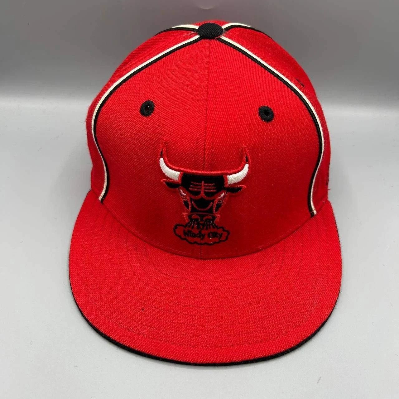 Reebok Chicago Bulls Hat 7 3/8 NBA Hardwood Classics Fitted Wool Size ONE SIZE - 1 Thumbnail