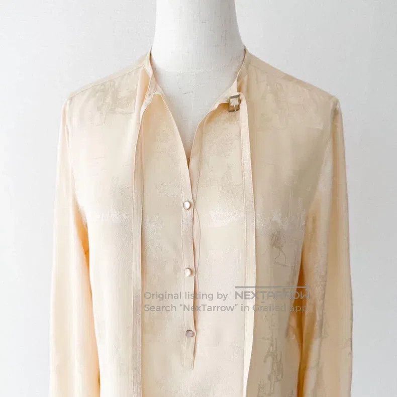 Hermes Hermes Silk Top Size XS / US 0-2 / IT 36-38 - 3 Thumbnail