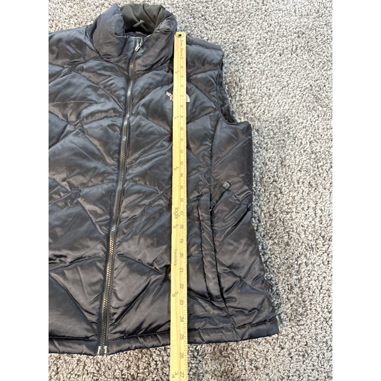 The North Face VINTAGE The North Face Vest Puffer Women L Black Down Full Zip Plaid Winter 550 Down Full Zip Womens Size L / US 10 / IT 46 - 2 Thumbnail