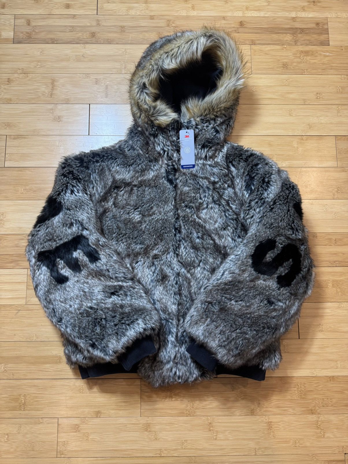Supreme Supreme Reversible Faux Fur Hooded Work Jacket Black Size S Size US S / EU 44-46 / 1 - 5 Thumbnail