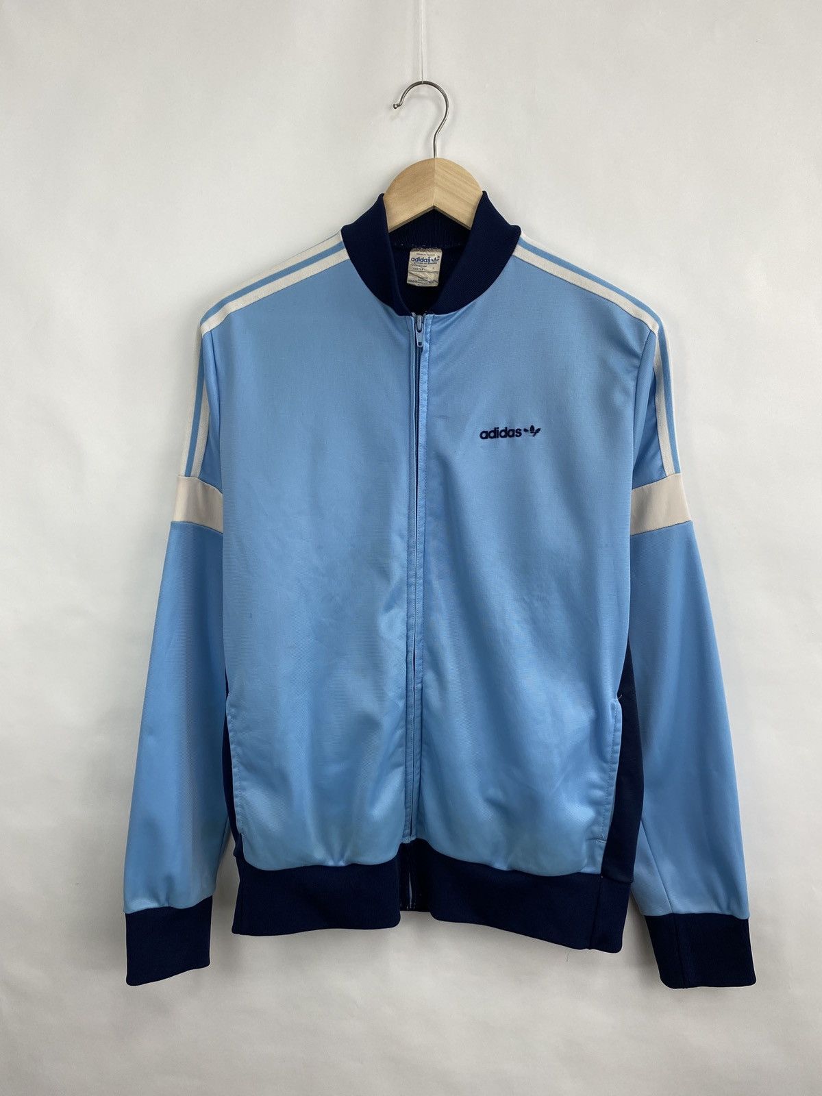 Adidas Vintage 80s Adidas Retro Zip Hoodie Olympic Style Rare Y2K Size US L / EU 52-54 / 3 - 3 Thumbnail