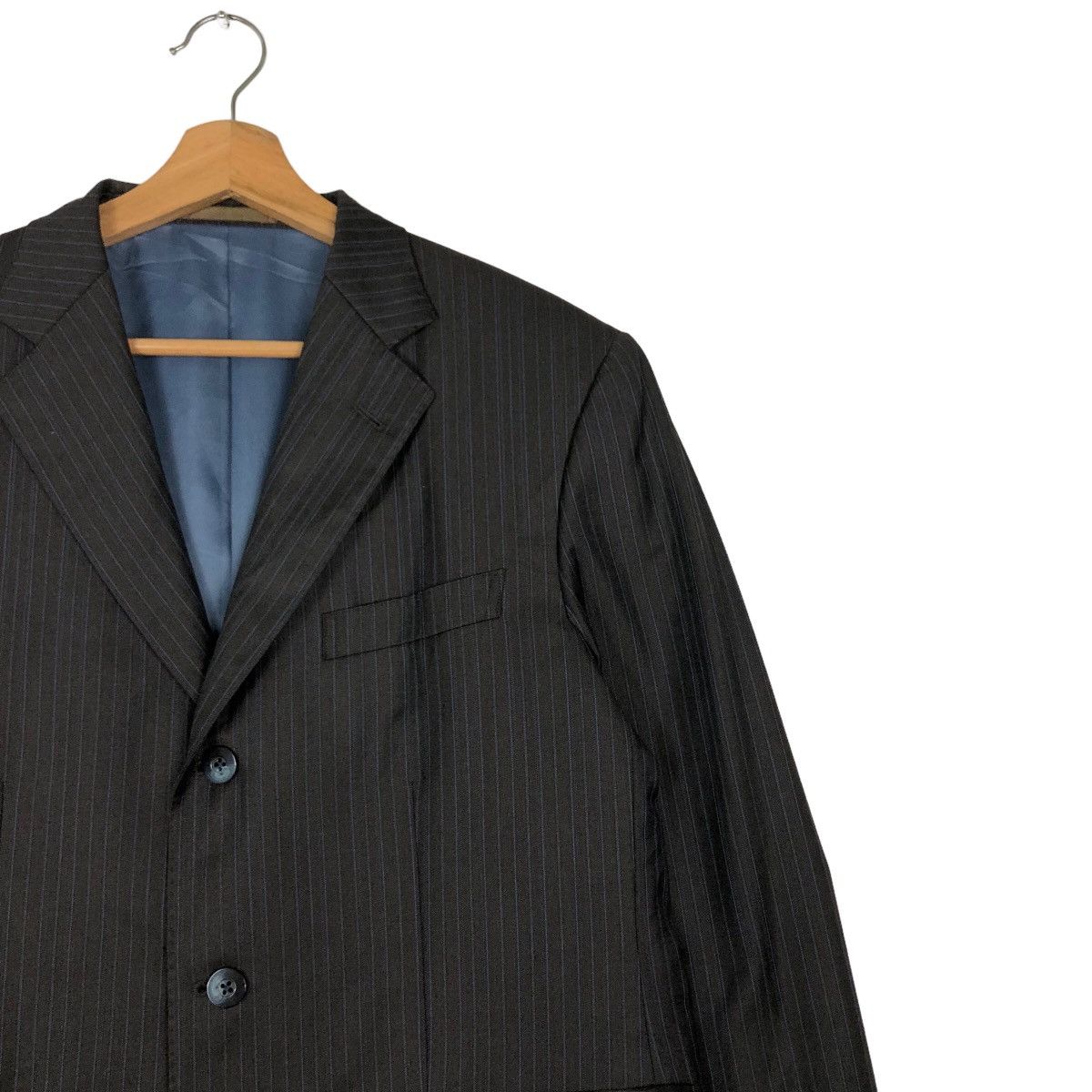Loro Piana 🔥Vintage Coats Striped Pin Loro Piana Four Seasons Wool Size US S / EU 44-46 / 1 - 6 Thumbnail
