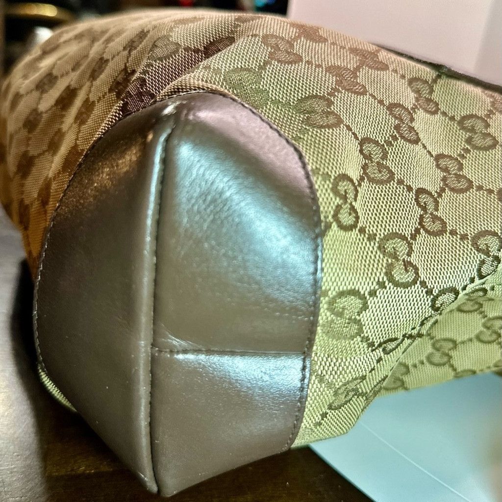 Gucci Gucci Brown Monogram Tote Bag Size ONE SIZE - 7 Thumbnail