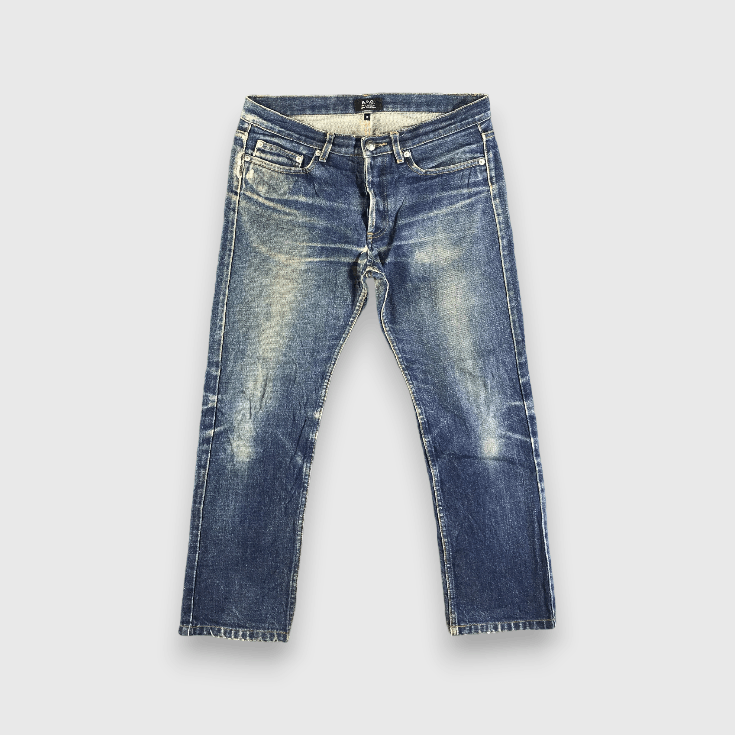 A.P.C. × Vintage Vintage Blue Wash A.P.C. Jeans-J3950 Size US 33 - 1 Thumbnail