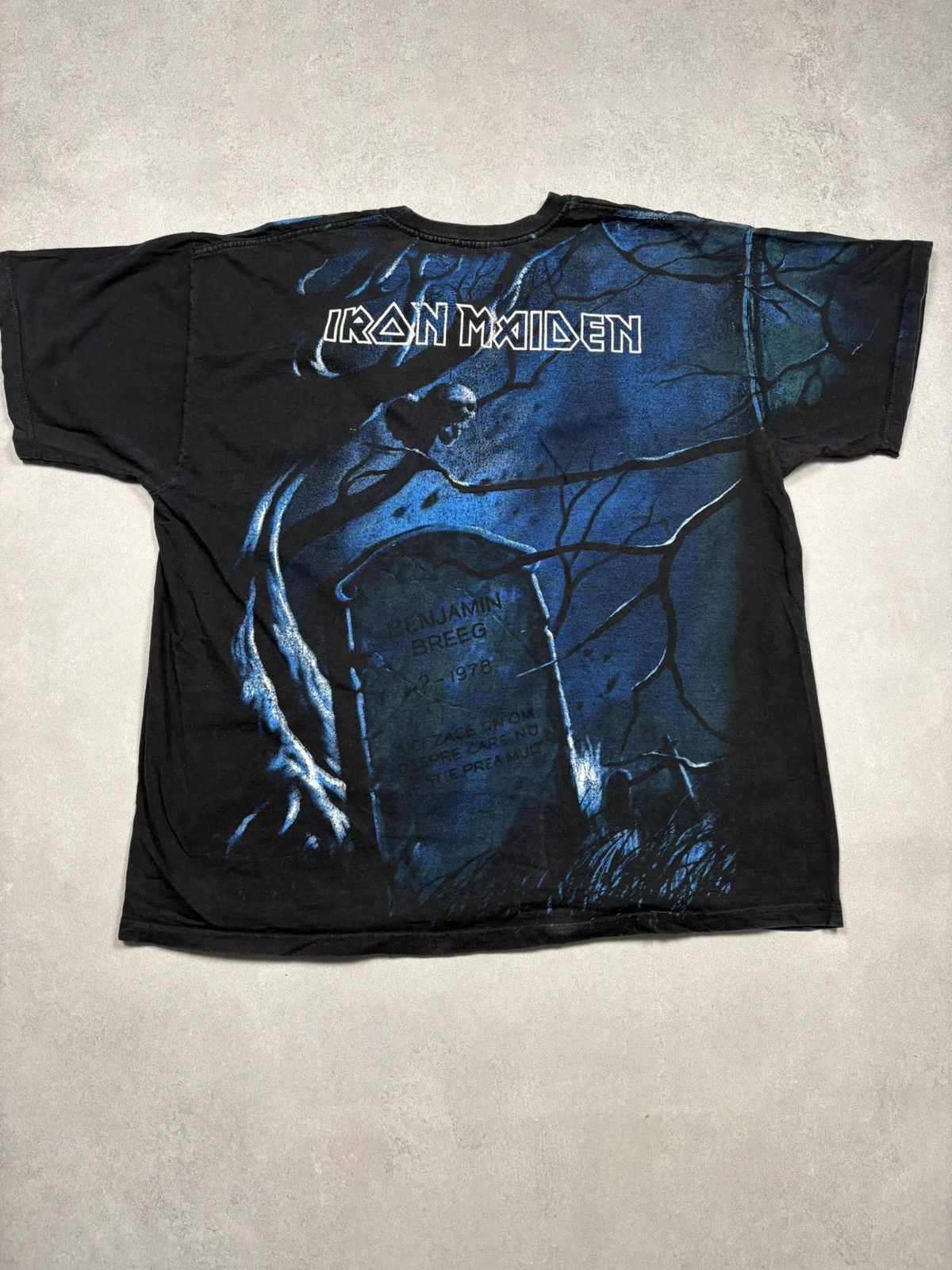 Band Tees Iron Maiden 2007 Benjamin Breeg All Over Print Tee XXL Band Size US XXL / EU 58 / 5 - 2 Thumbnail