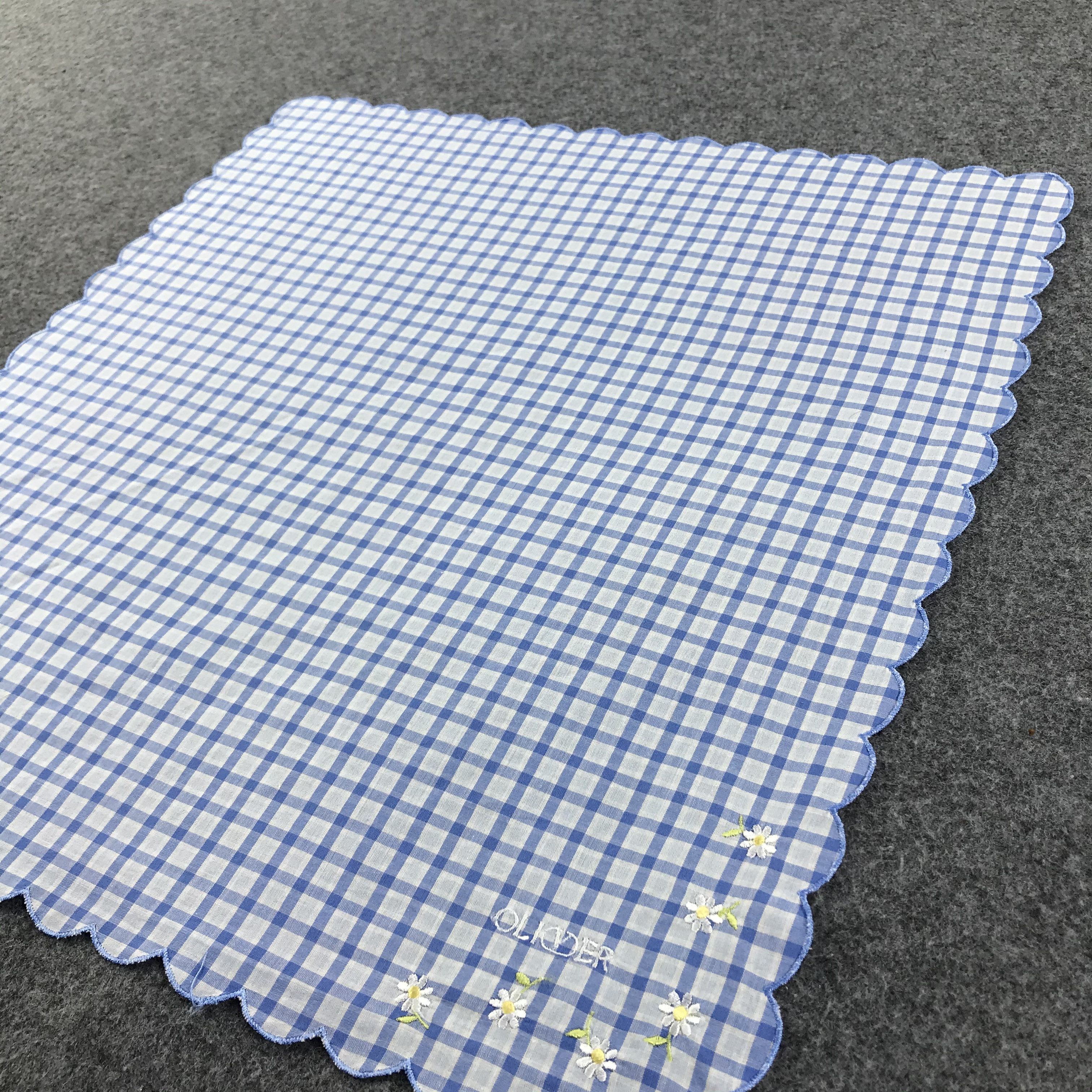 Vintage Oliver Tartan Floral Handkerchief Neckerchief Bandana H611 Size ONE SIZE - 5 Thumbnail