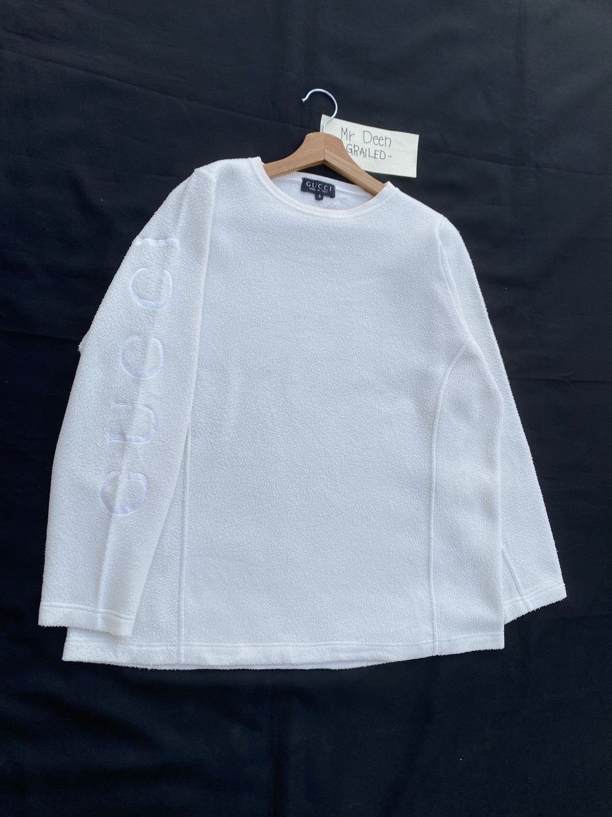 Gucci Rare Vintage GUCCI White Sweater Size US M / EU 48-50 / 2 - 3 Thumbnail