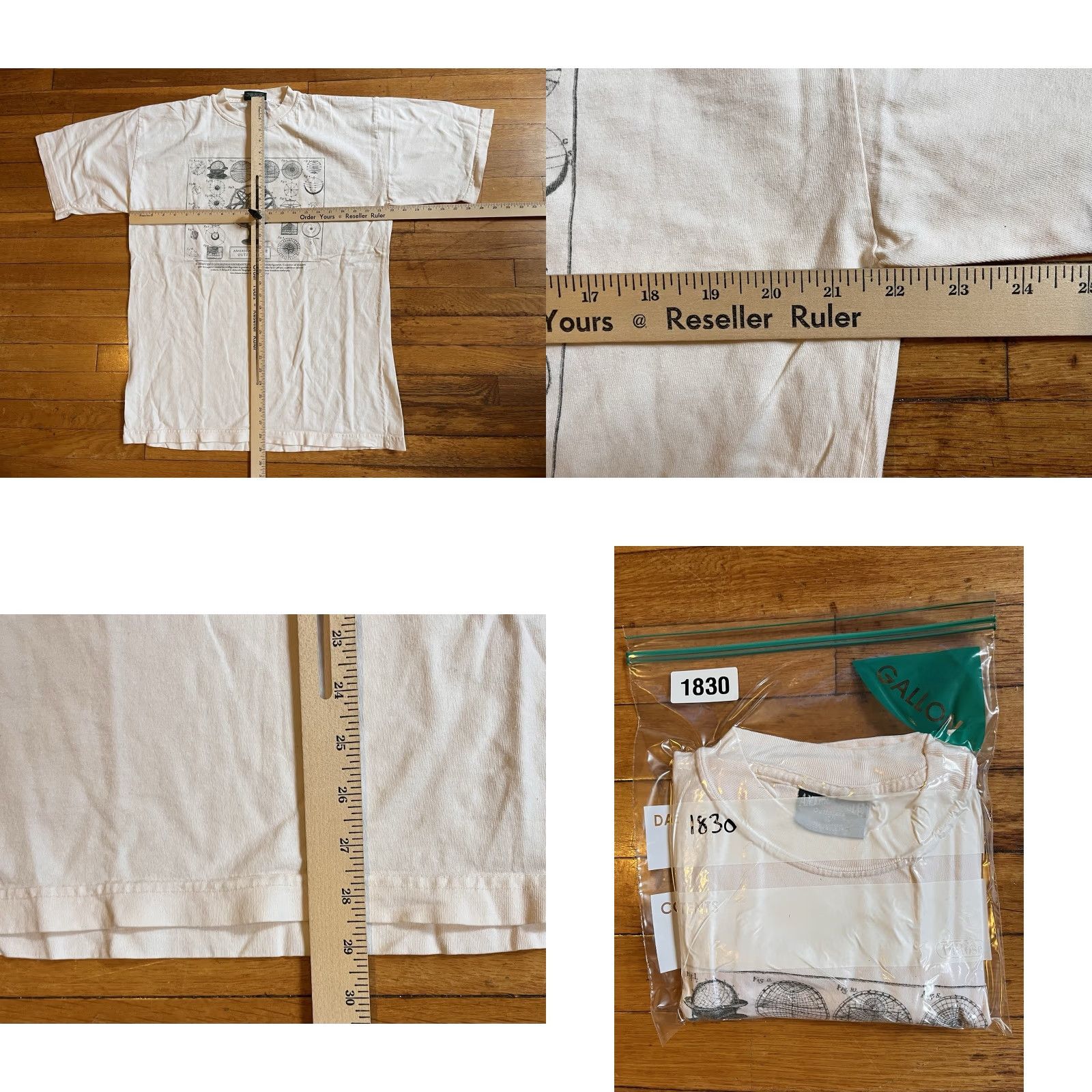 American Eagle Outfitters VINTAGE American Eagle Outfitters Shirt Men’s L White Geographiae Schematismus Mathematics Graphic Print 90s Hipster Retro Casual Size US L / EU 52-54 / 3 - 8 Thumbnail