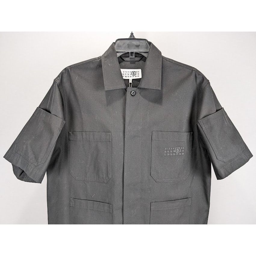 Maison Margiela o1rshd1 Short-sleeved Shirt in Black Size US M / EU 48-50 / 2 - 6 Thumbnail