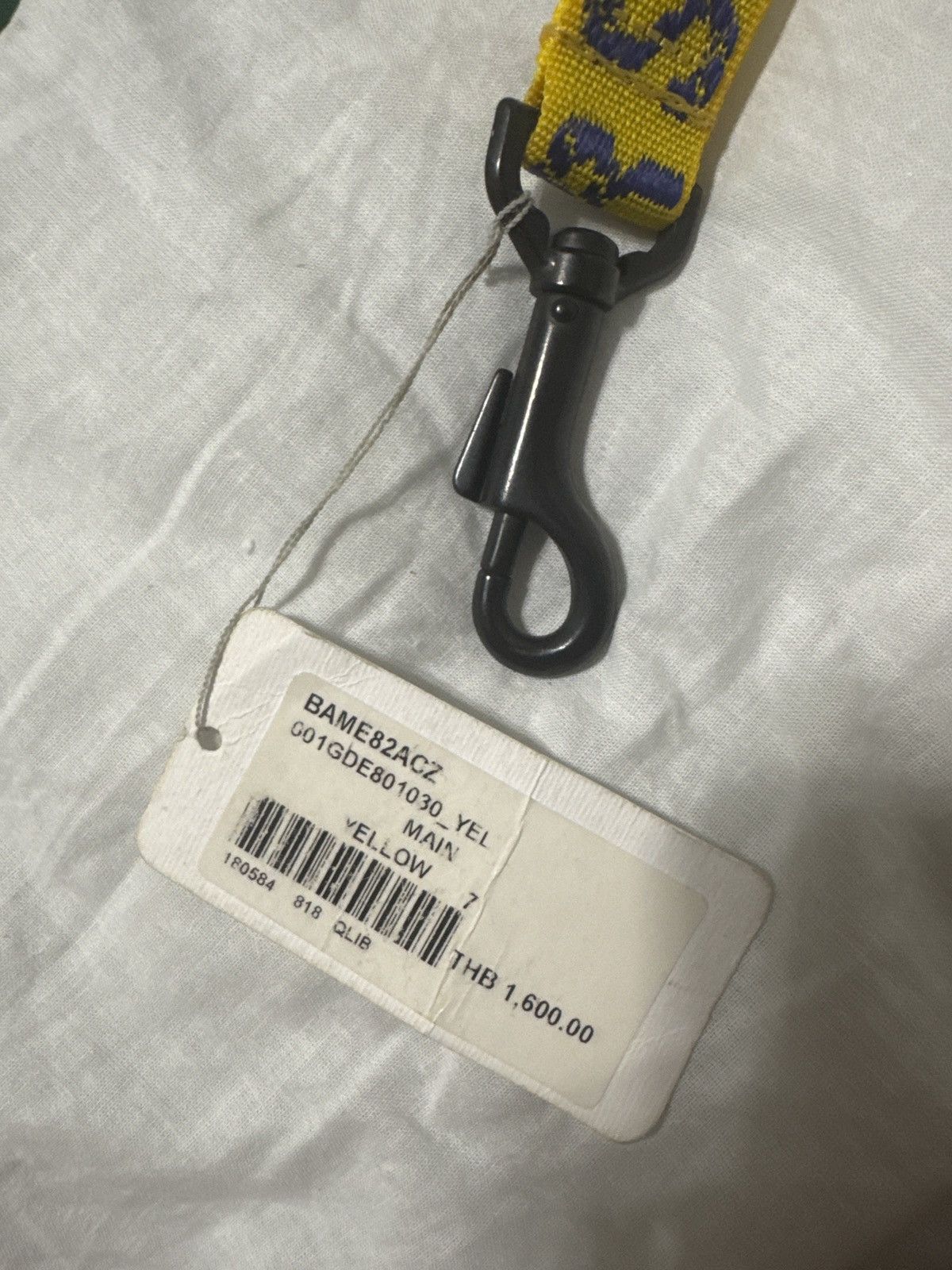 Bape BAPE Vintage Lanyard (Yellow/Blue) Size ONE SIZE - 4 Thumbnail