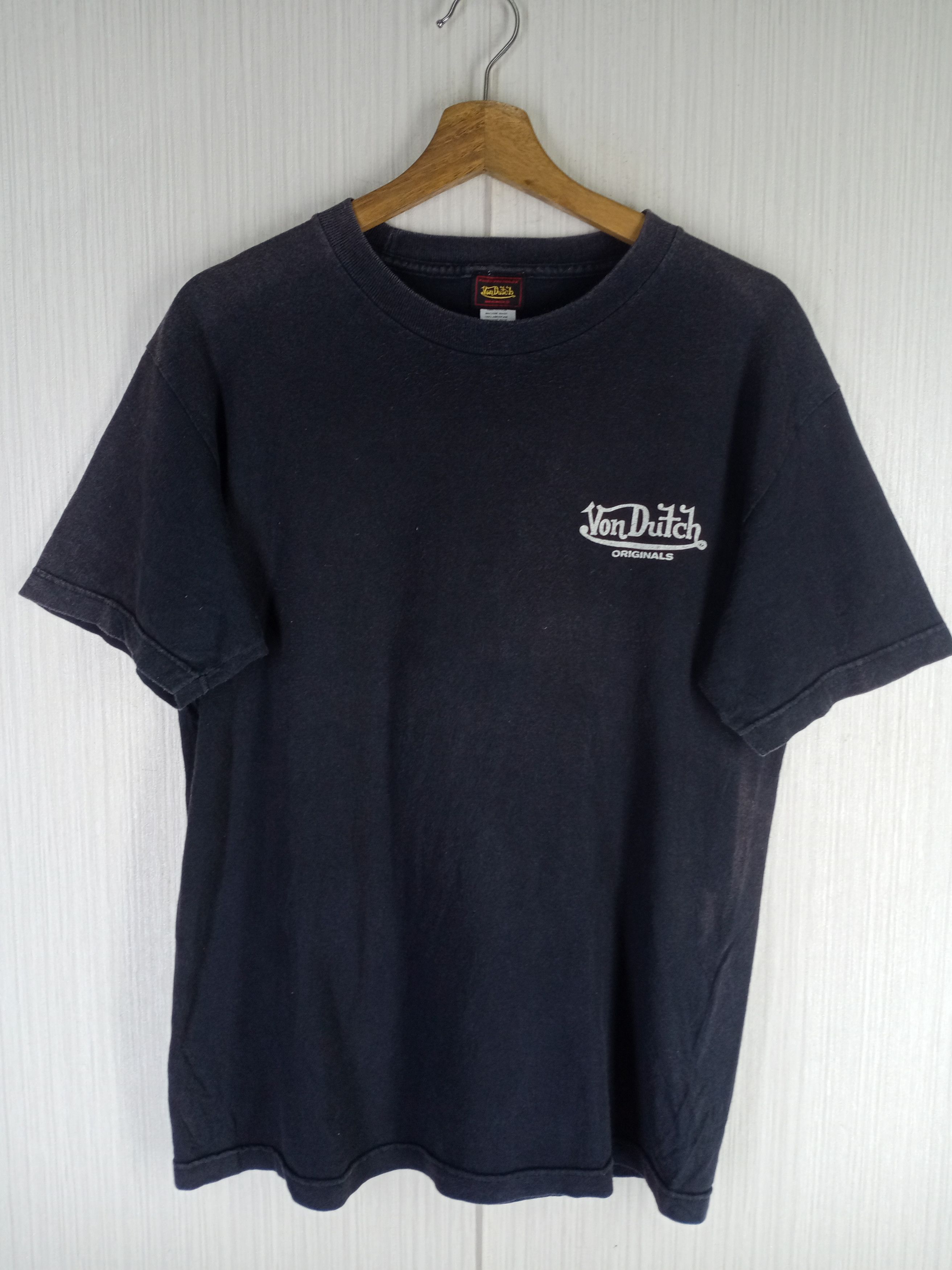 Von Dutch Rare Vintage 90s Von Dutch Built 2 Ride Tshirt Size US M / EU 48-50 / 2 - 5 Thumbnail