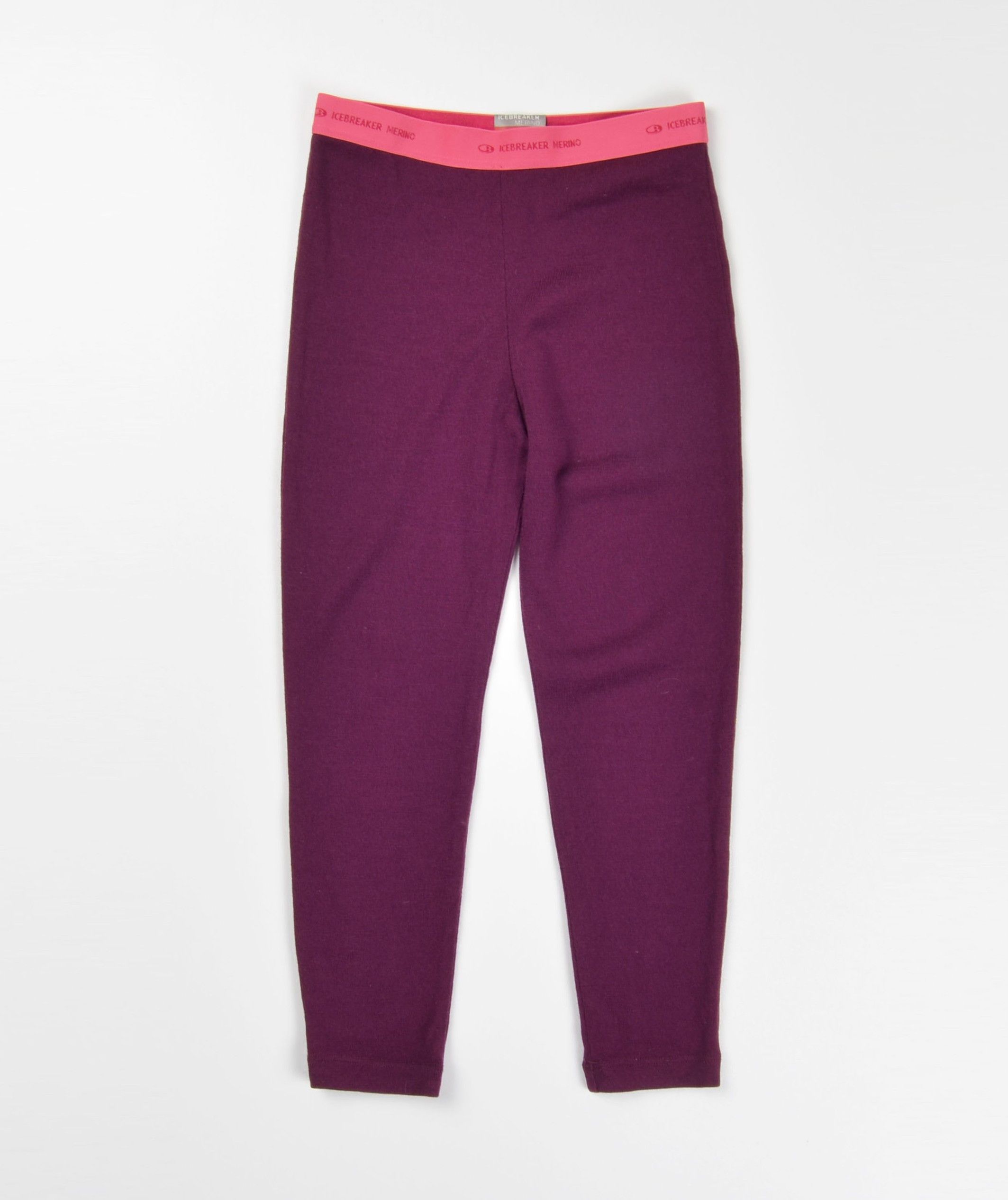 Icebreaker Icebreaker Merino Wool Purple Base Layer LeggingsThermal Size 22" - 1 Thumbnail