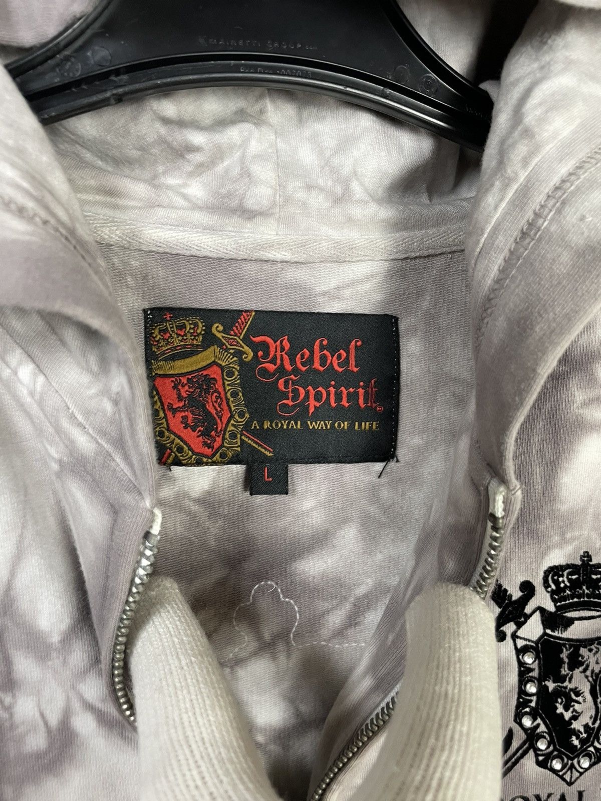 20471120 × Affliction × Japanese Brand Rebel Spirit Y2K Zip Hoodie Affliction Chrome hearts Style Size US M / EU 48-50 / 2 - 11 Thumbnail