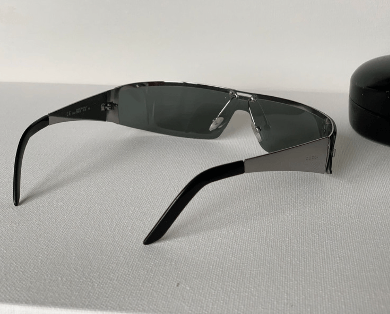 Gucci Gucci Sunglasses Bamboo Mask Logo Shield GG Sport Vintage Size ONE SIZE - 3 Thumbnail