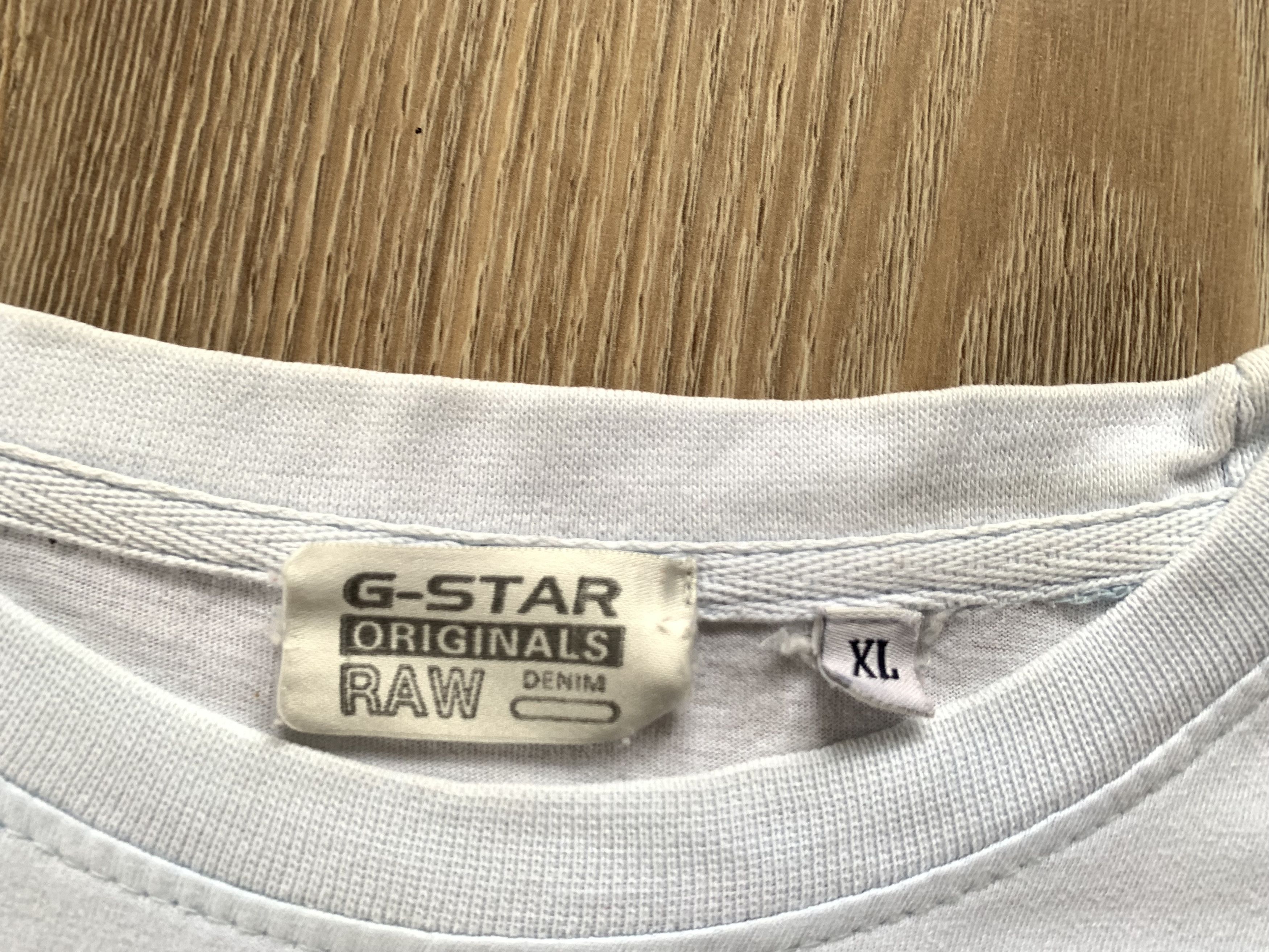 G-Star Rare G-Star Raw Vintage Cotton T Shirt White Size US XL / EU 56 / 4 - 5 Thumbnail