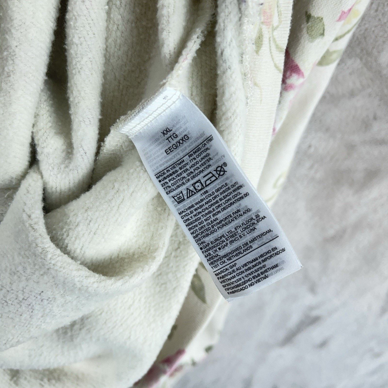 Gap Gap x LoveShackFancy Floral Logo Hoodie XXL Oversized Size XXL / US 16-18 / IT 52-54 - 11 Thumbnail