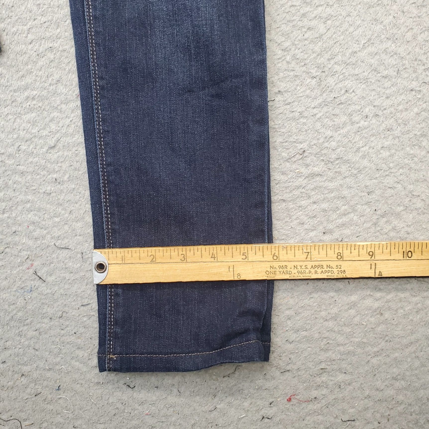White House Black Market White House Black Market Jeans Women's 0R Blue Denim Slim Leg Streetwear 5-Pocket Design 27 Inseam Size 25" / US 0 / IT 36 - 5 Thumbnail