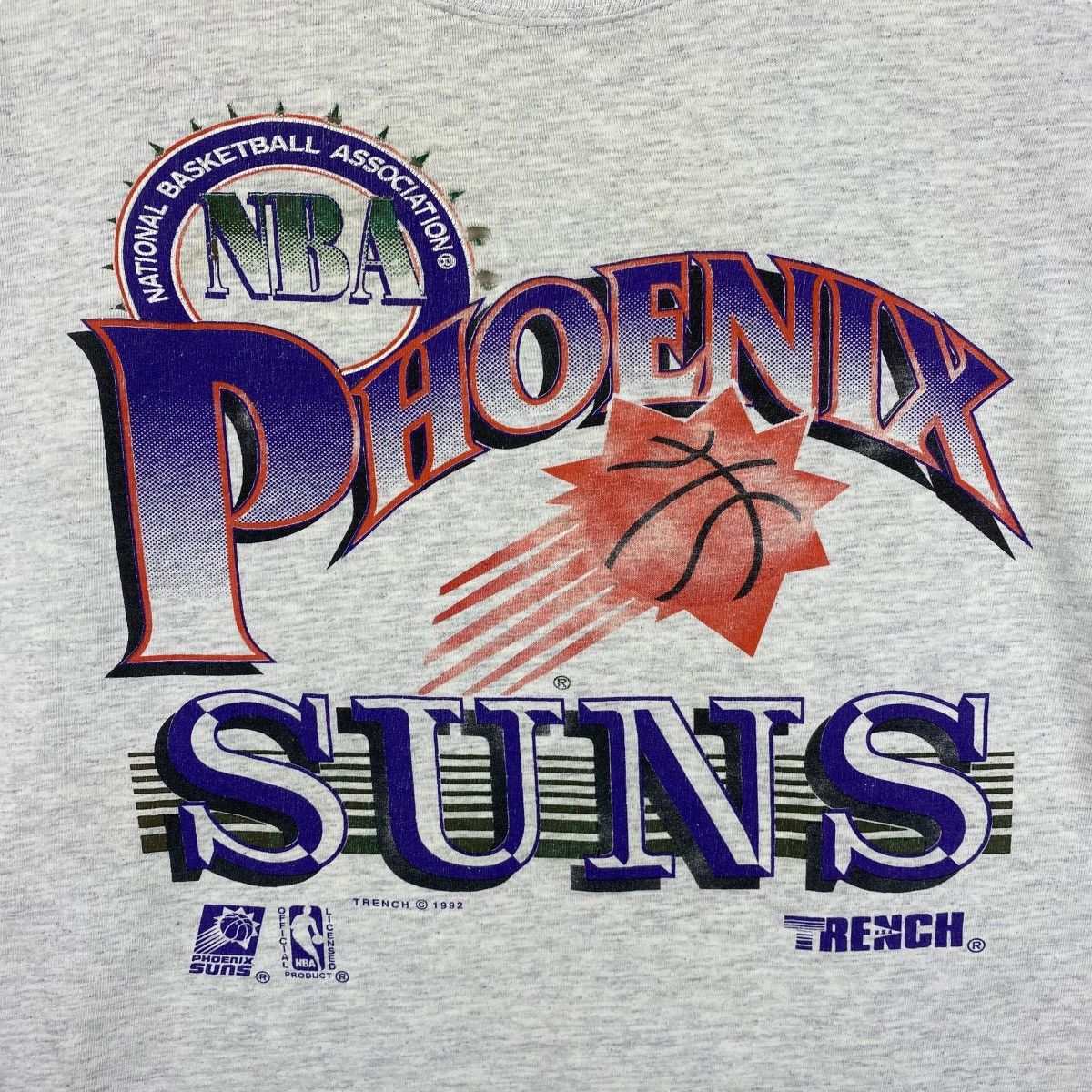 NBA Vintage 90's PHOENIX SUNS Double Layered Graphic Tee Shirt Size US L / EU 52-54 / 3 - 2 Thumbnail