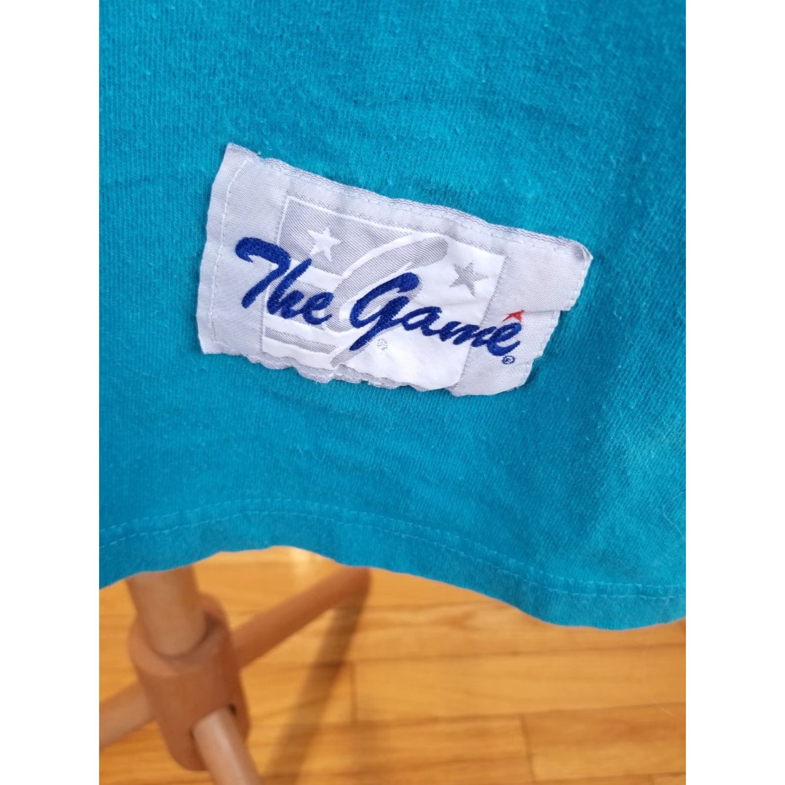 NBA VINTAGE Charlotte Hornets NBA LONG SLEEVE THE GAME T-SHIRT SZ LARGE Shirt Men Blue 90s Concert Basketball Mens Size US L / EU 52-54 / 3 - 3 Thumbnail