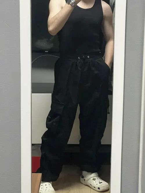 VIBE Cargo Pants Multi-pocket With Elastic Size US 32 / EU 48 - 3 Thumbnail