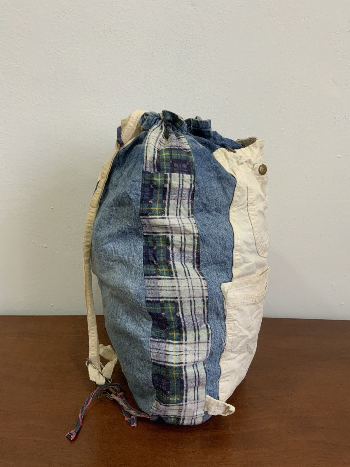 Lee Vintage Lee Patchwork Distressed Fade Backpack Size ONE SIZE - 5 Thumbnail