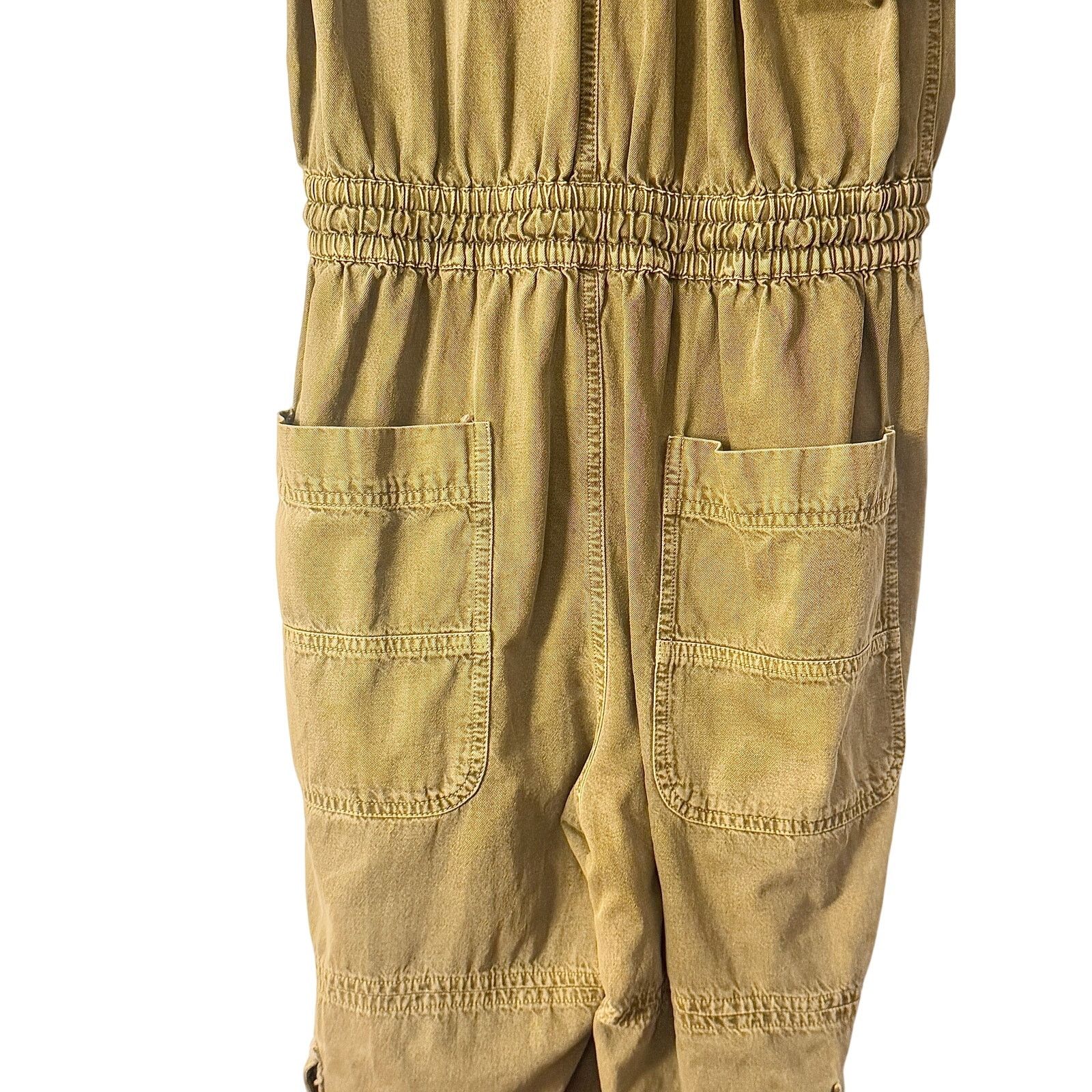Isabel Marant Isabel Marant Khaki Vyns Jumpsuit Size ONE SIZE - 6 Thumbnail