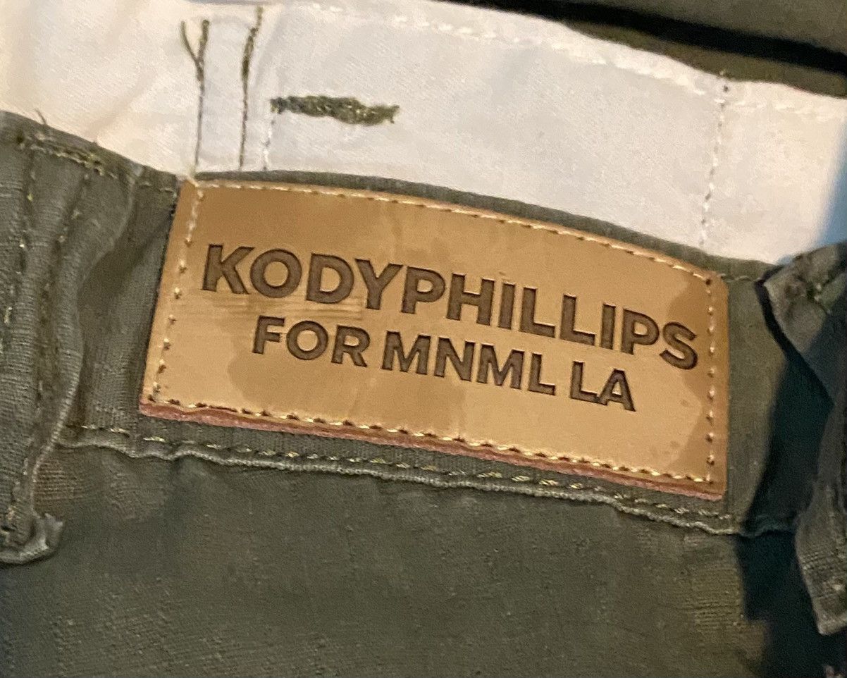 MNML MNML x ByKodyPhilips Patchwork Cargo Pants Size US 30 / EU 46 - 4 Thumbnail