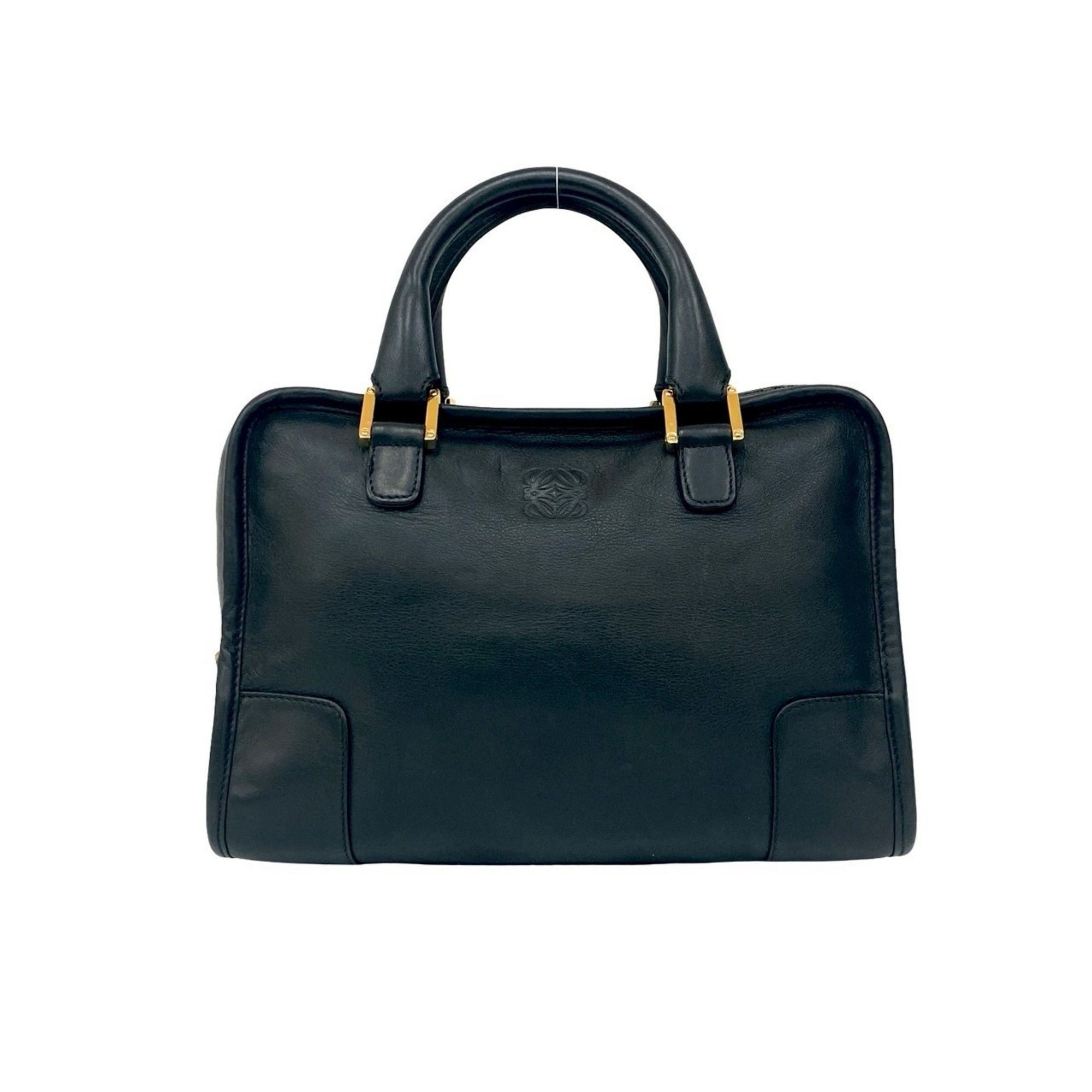 Loewe LOEWE Amazona 28 Anagram Leather Handbag, Mini Boston Bag, Tote Black, 31435 Size ONE SIZE - 1 Thumbnail