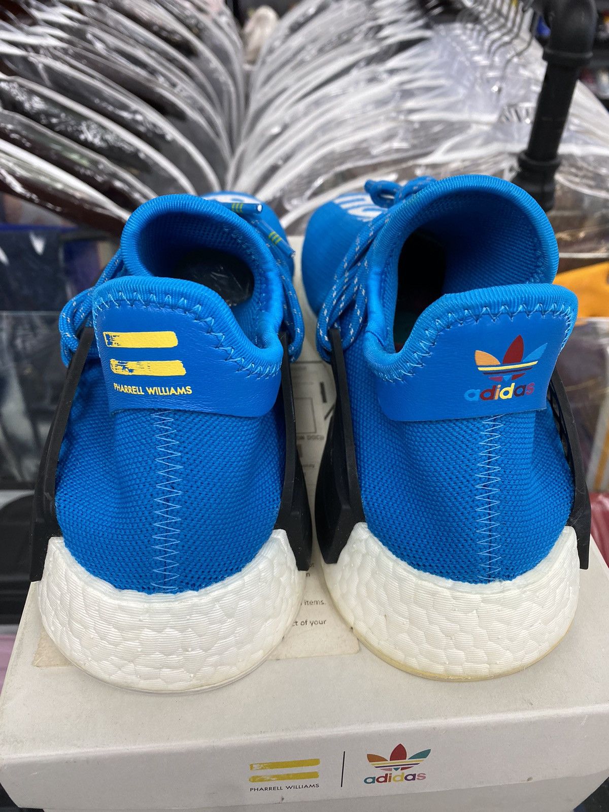 Adidas Adidas x Pharrell Human Race Sharp Blue 7.5 100% authentic Size US 7.5 / EU 40-41 - 4 Thumbnail