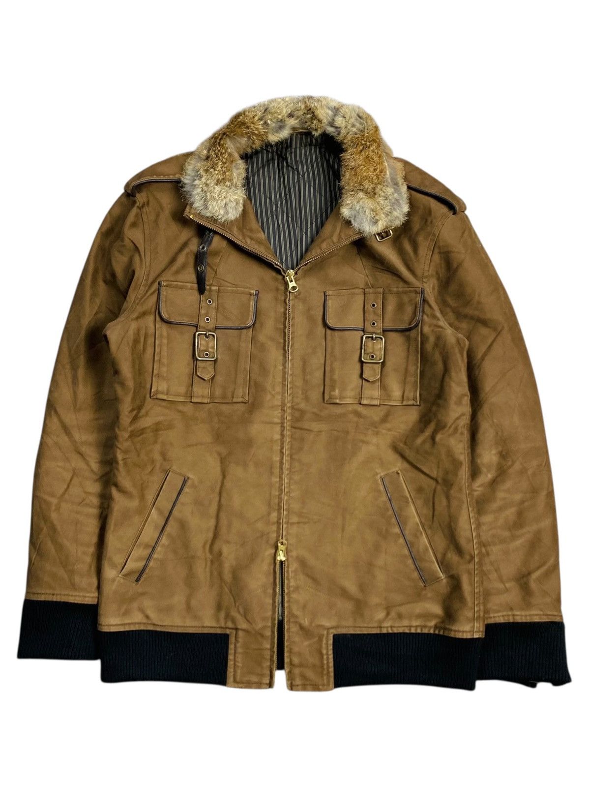GOA 2000s Abahouse - Trim Fur Apocalypse Jacket Size US M / EU 48-50 / 2 - 1 Thumbnail