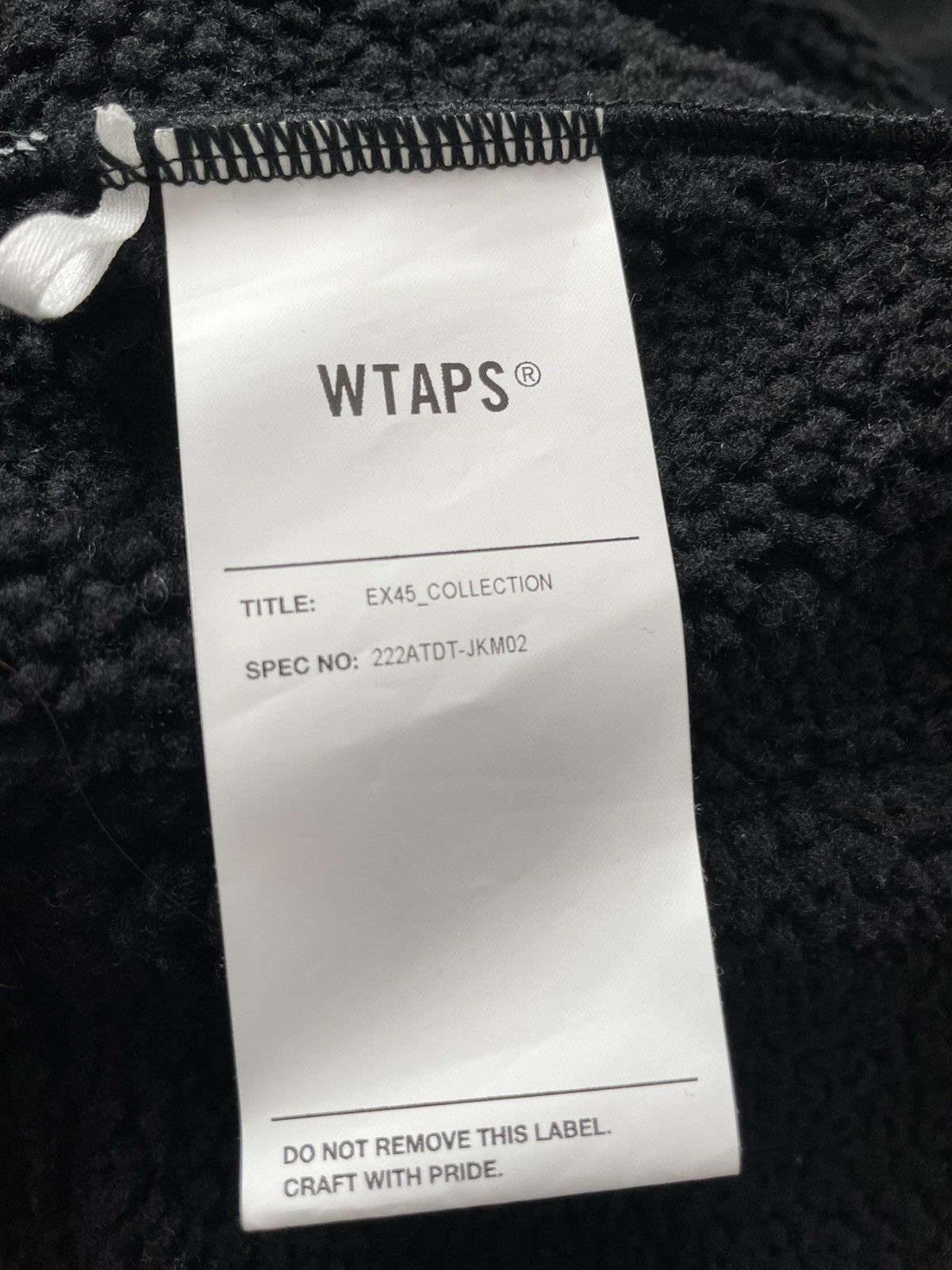 Wtaps WTAPS - Mercer Panelled Fleece and Ripstop Jacket - Black Size US M / EU 48-50 / 2 - 5 Thumbnail