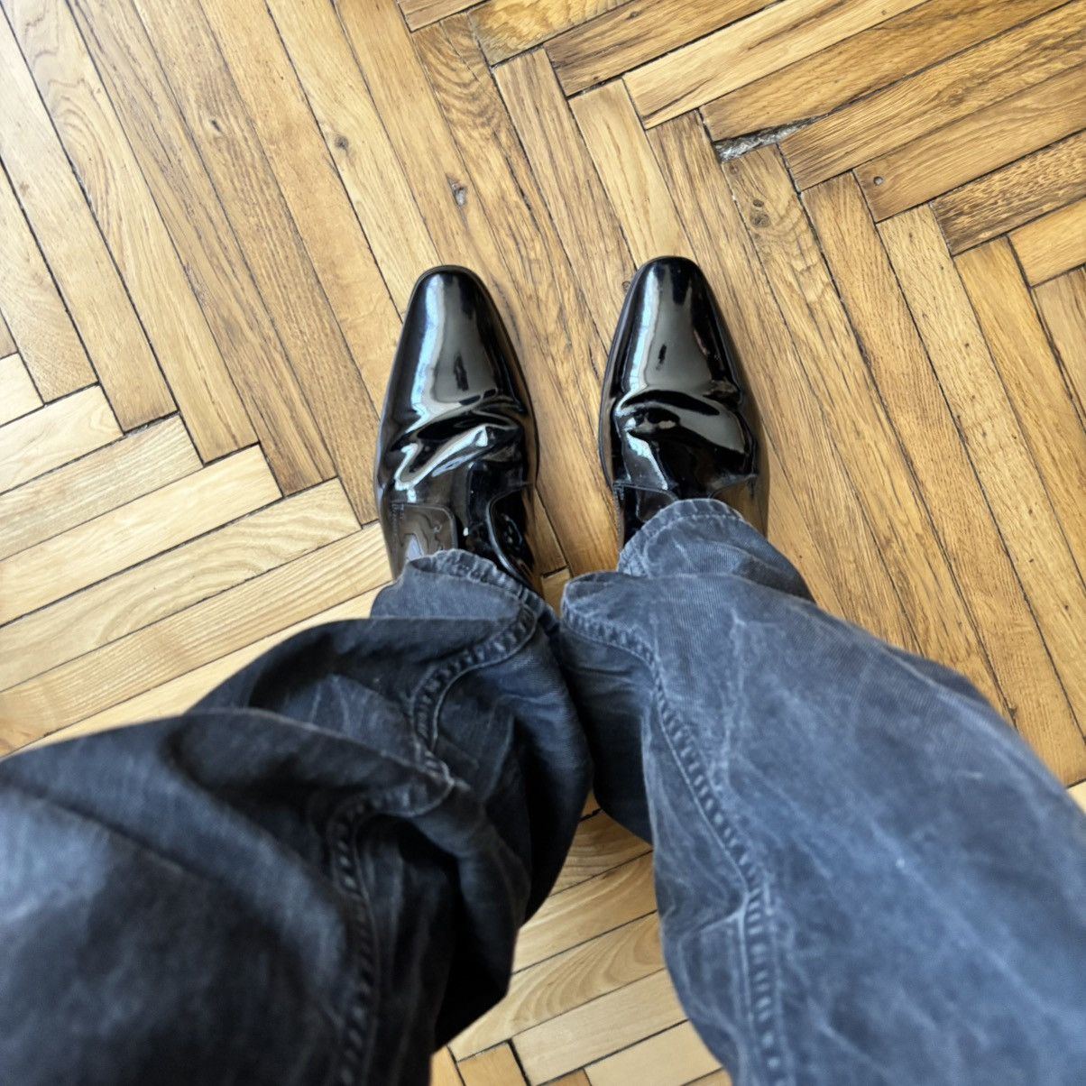 Hugo Boss Hugo Boss classic patent leather shoes No Box Size US 8.5 / EU 41-42 - 2 Thumbnail