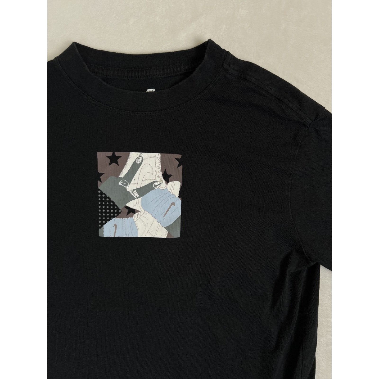 Nike Nike Air Force Women's T-Shirt Size Medium Retro Black Y2K Size M / US 6-8 / IT 42-44 - 1 Thumbnail