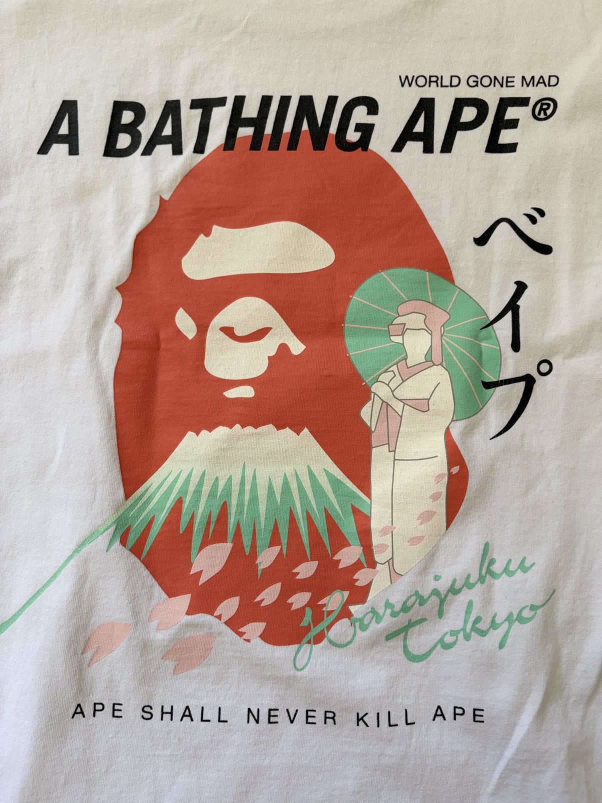 Bape A Bathing Ape (Bape) T-shirt Size US S / EU 44-46 / 1 - 3 Thumbnail