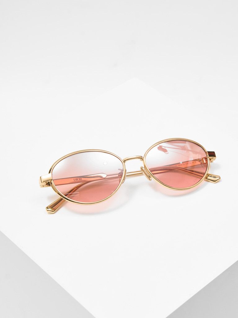 Dior Dior DiorCannage R1U Gradient Pink Oval Sunglasses Size ONE SIZE - 3 Thumbnail