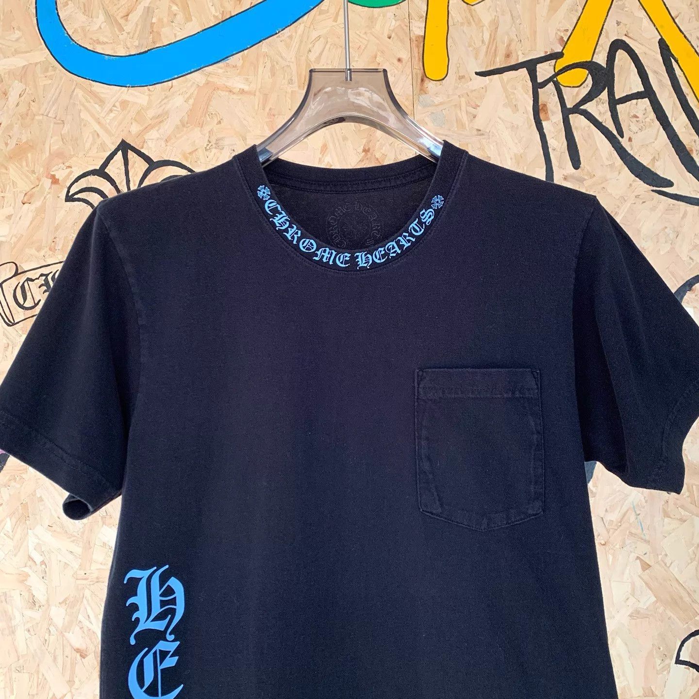Chrome Hearts Chrome Hearts Black Side Blue Sanskrit M Tee Size US M / EU 48-50 / 2 - 3 Thumbnail
