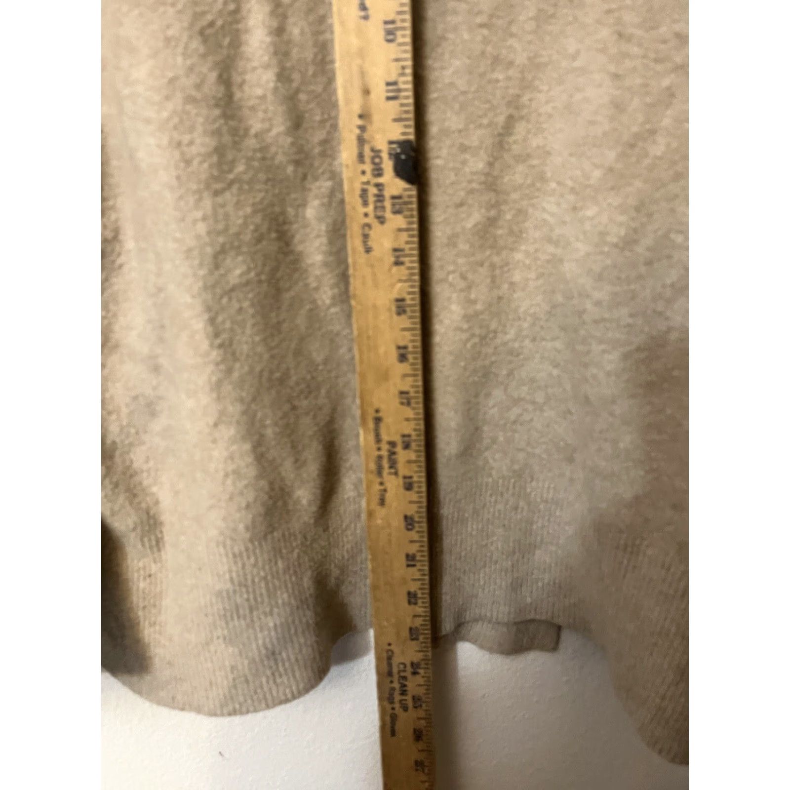 Express Express Womens Pullover Sweater Long Sleeve Crew Neck Knit Size XS Brown Beige Size XS / US 0-2 / IT 36-38 - 4 Thumbnail