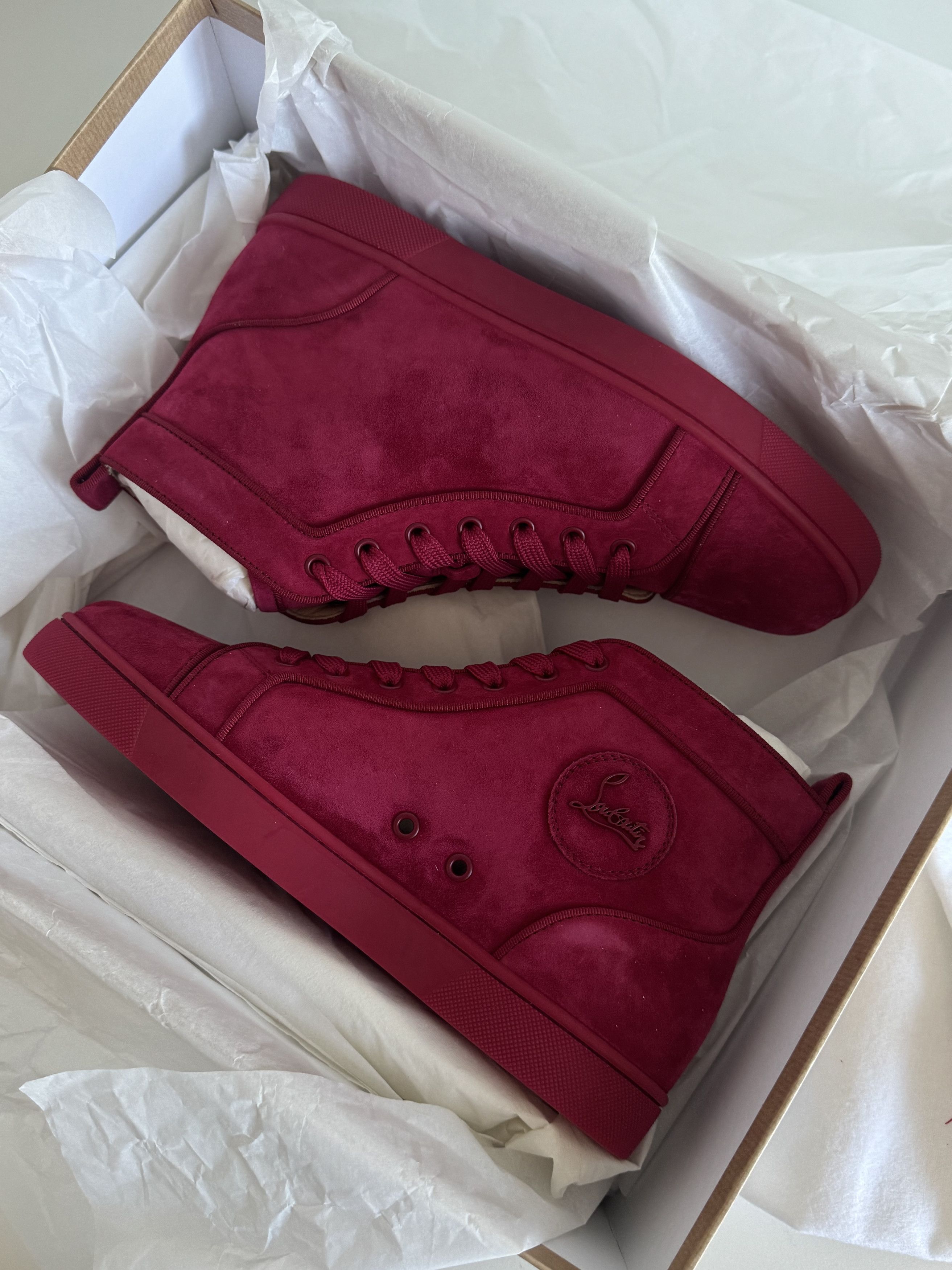Christian Louboutin Louboutin High | Cherry color | Size 41 | Brand new Size US 8 / EU 41 - 9 Thumbnail
