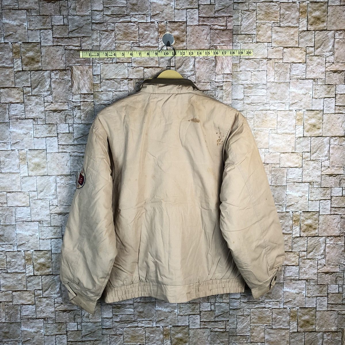Japanese Brand Franco Masolti Brown Bombers Jacket #A561 Size US M / EU 48-50 / 2 - 14 Thumbnail