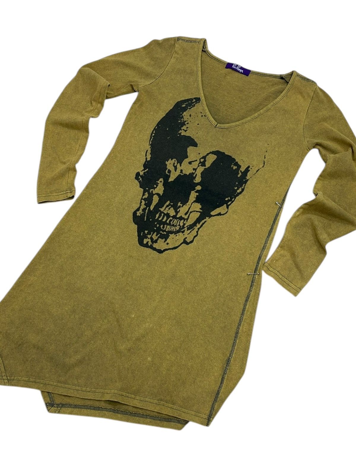 Le Grande Bleu (L.G.B.) Pee’sPrayer With Lovers in Skull Vintage Art Illustration Size S / US 4 / IT 40 - 2 Thumbnail