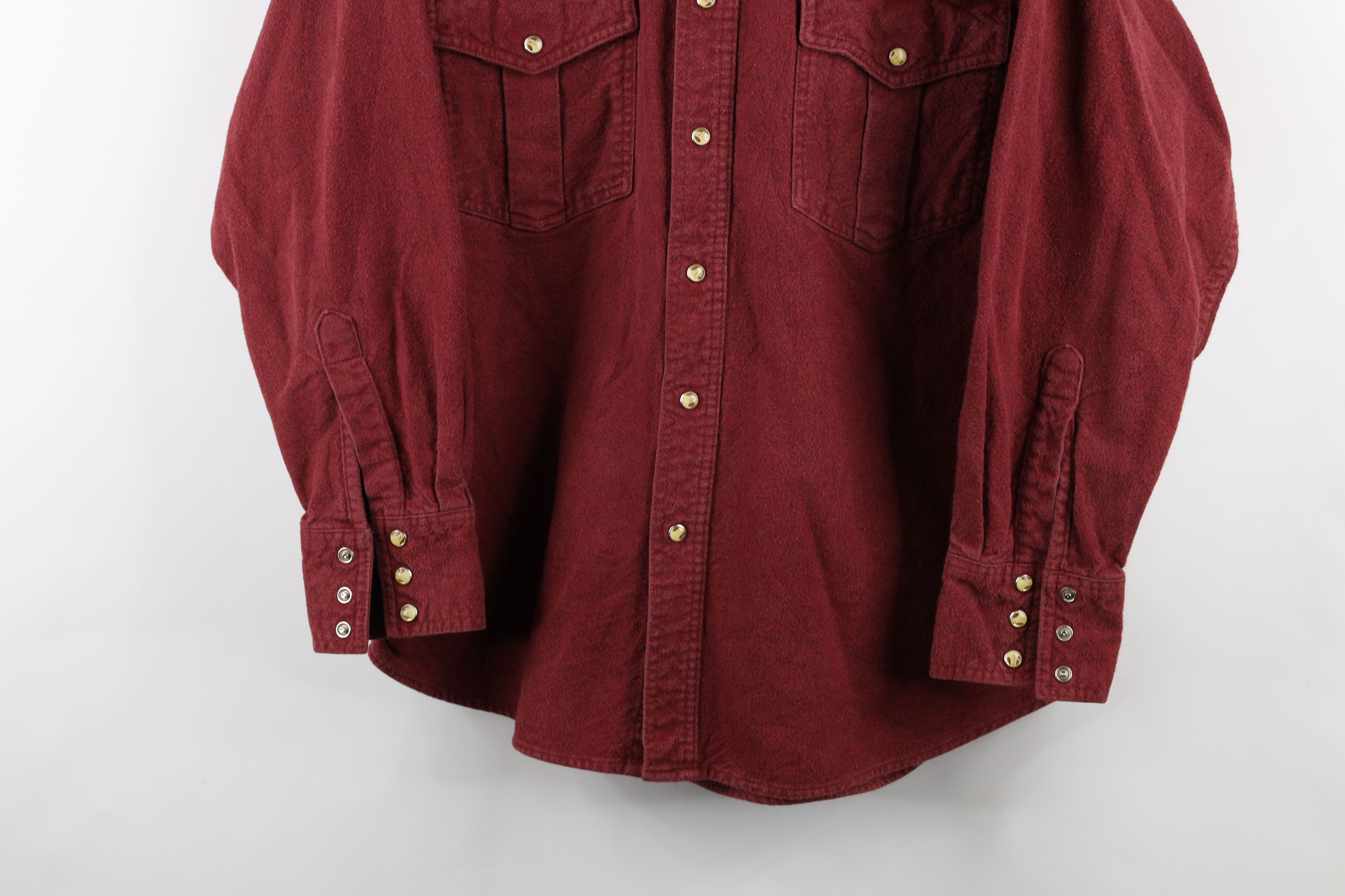 Vintage Vintage 90s Streetwear Heavyweight Western Button Shirt Size US XL / EU 56 / 4 - 3 Thumbnail