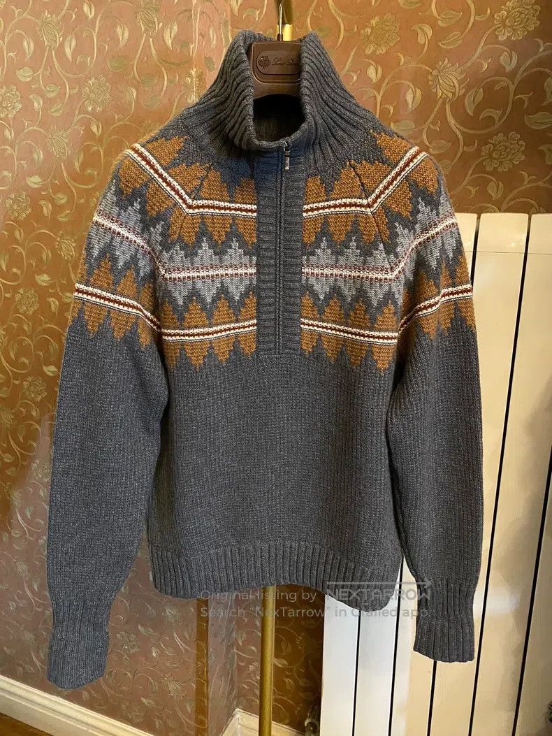 Loro Piana Loro Piana Christmas Limited Heavy Cashmere Thick Knit Top Size US M / EU 48-50 / 2 - 1 Thumbnail