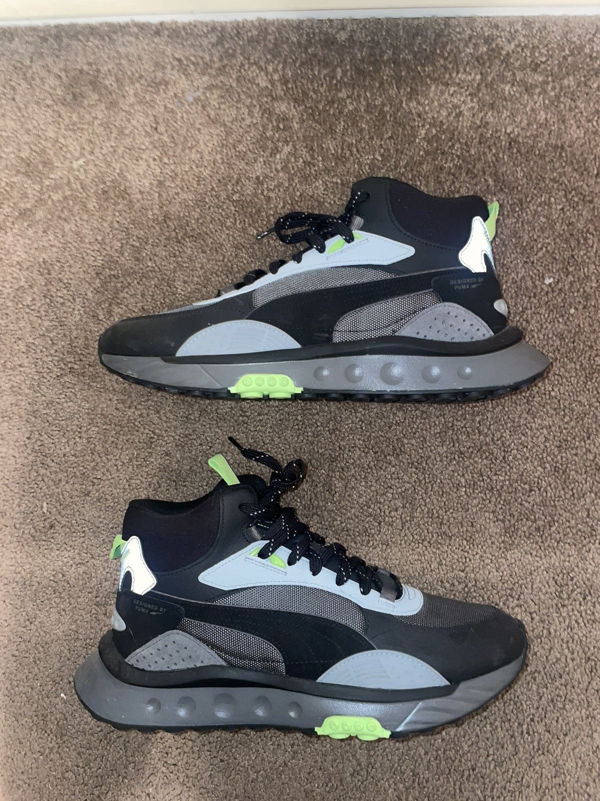 Puma Puma Wild Rider Mid “Black Dark Shadow” Size US 10 / EU 43 - 1 Thumbnail